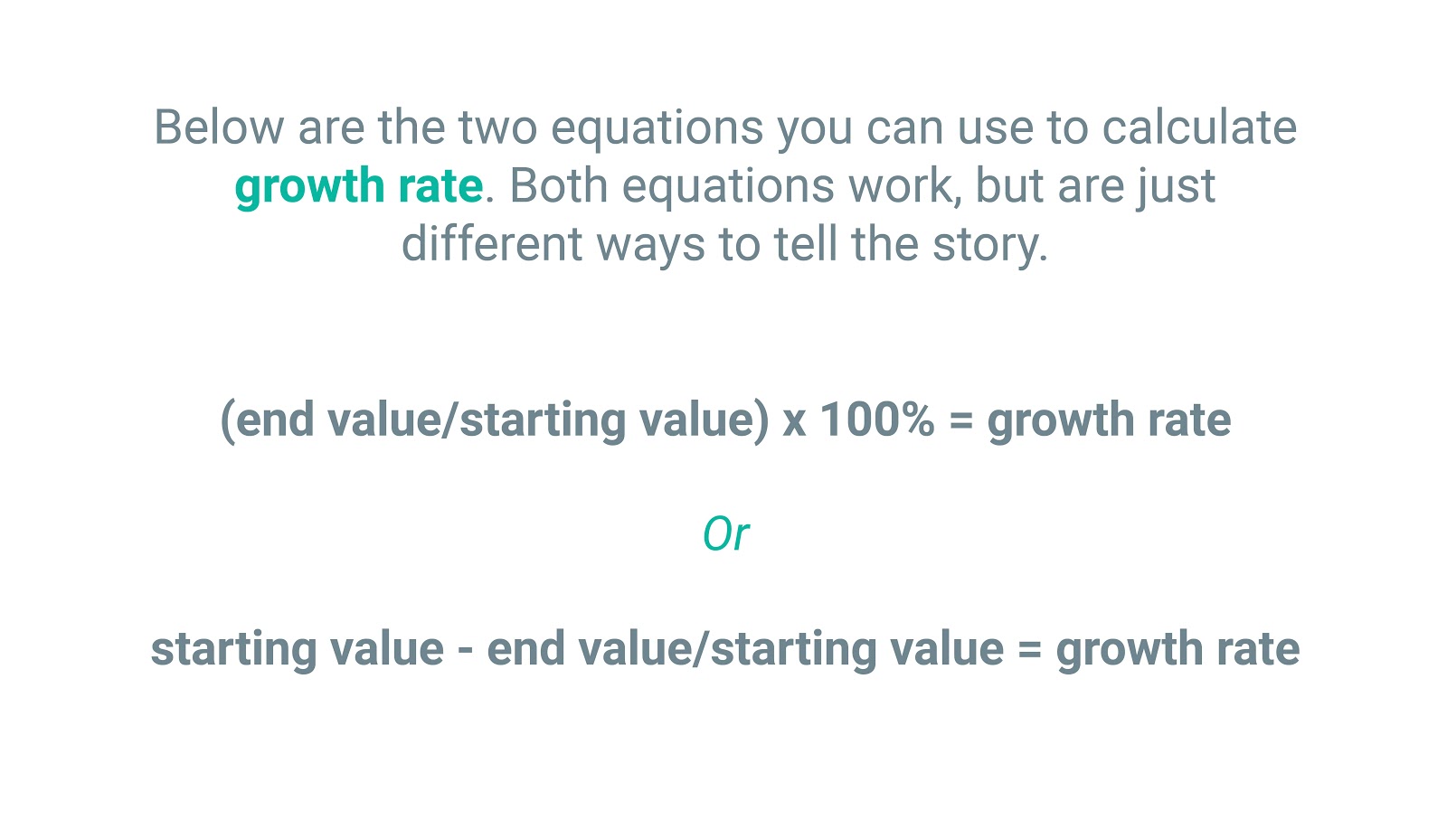 Growth Rate Formula Calculator – PMVG