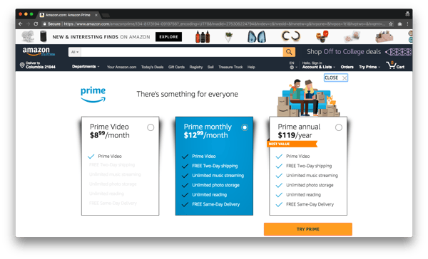 Pricing Perfection Tearing Down Amazon Prime S Pricing Pricing Perfection Tearing Down Amazon Prime S Pricing