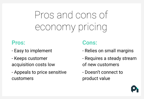 economy pricing pros and cons