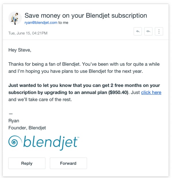 BlendJet email 
