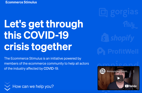 ecommerce stimulus 
