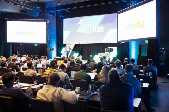 Attendees at ProfitWell for Executive Workshop event, Recur 2018